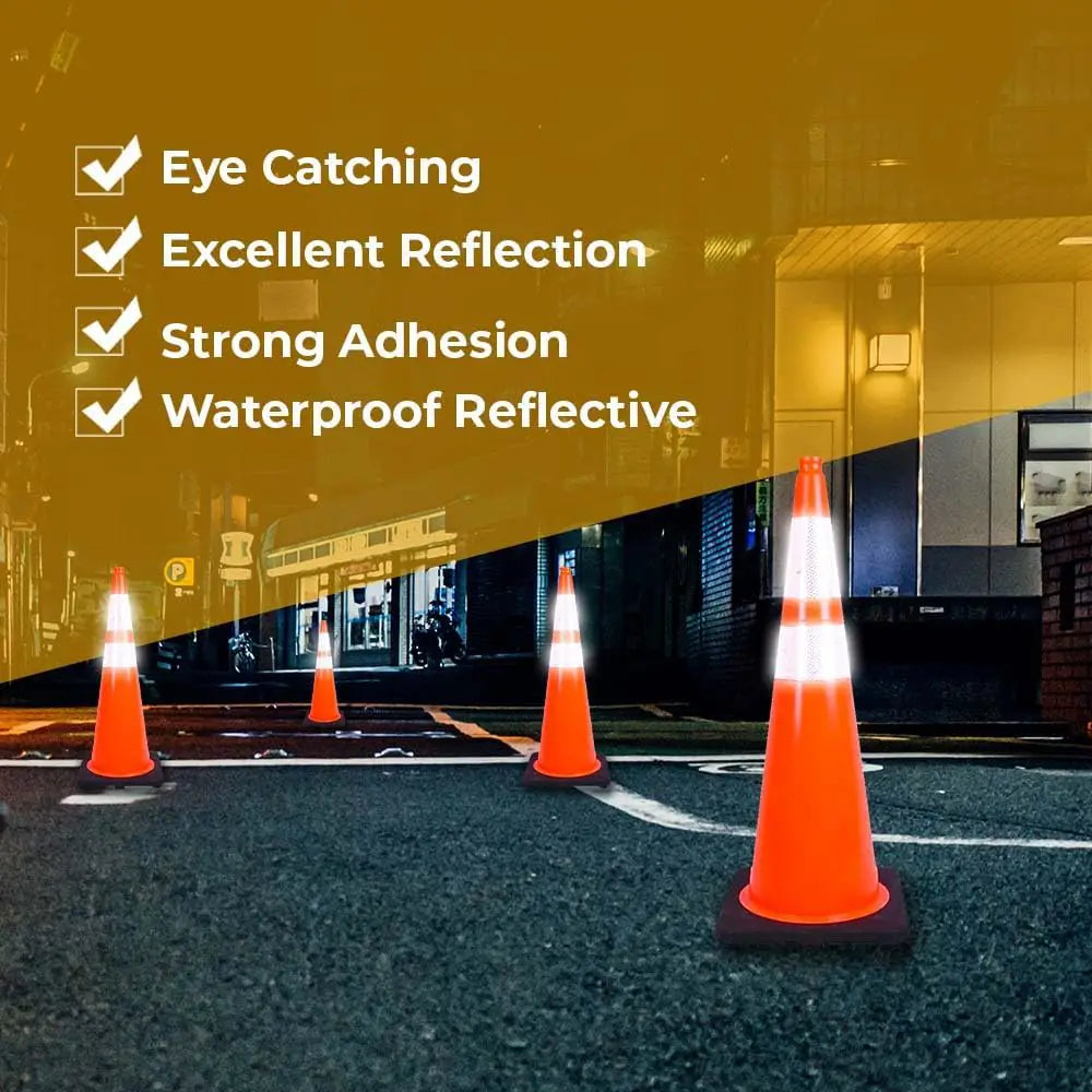 Durable Traffic Cone With Weighted Base