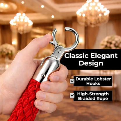 Twisted Stanchion Rope 1.5 Meter - Red