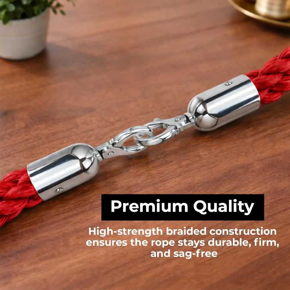 Twisted Stanchion Rope 1.5 Meter - Red