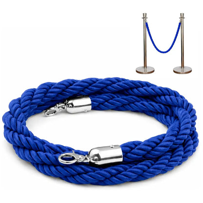 Twisted Stanchion Rope 1.5 Meter - Blue