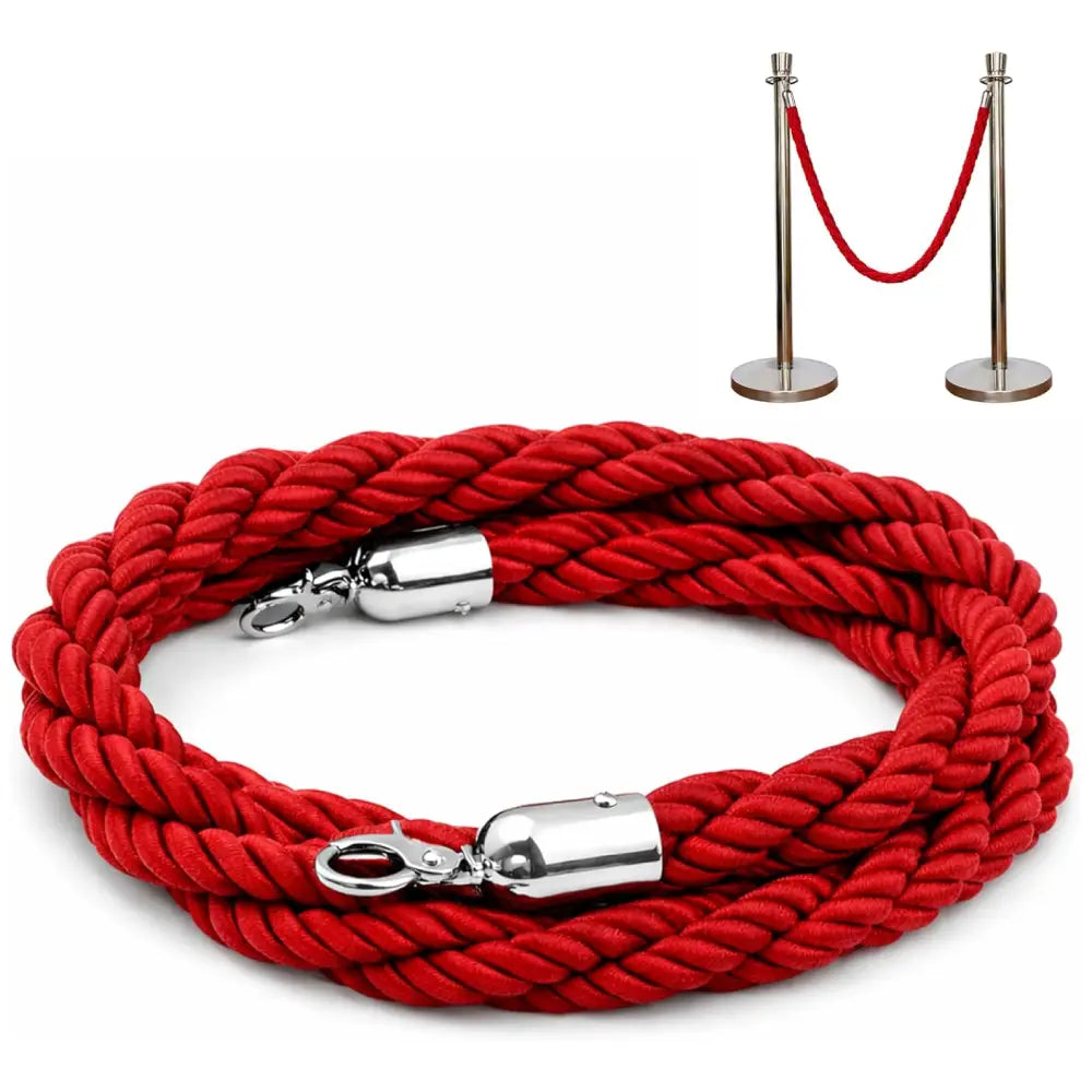 Twisted Stanchion Rope 1.5 Meter - Red