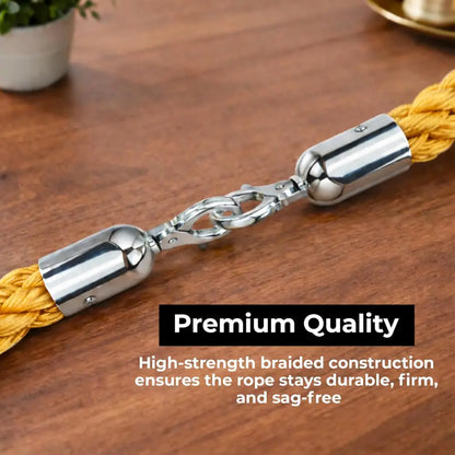 Twisted Stanchion Rope 1.5 Meter - Gold