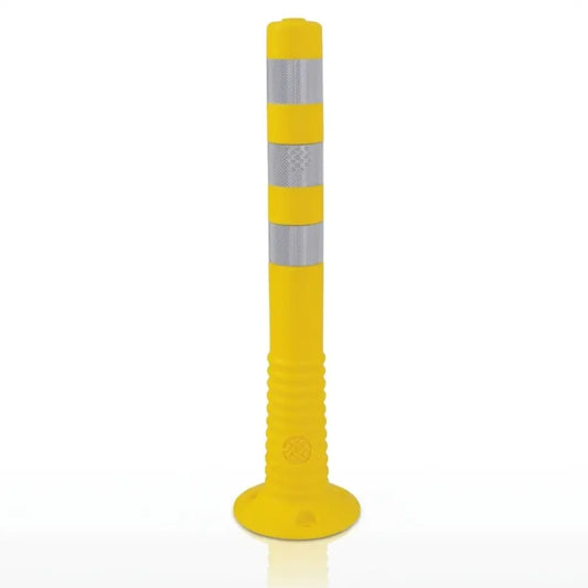 Unbreakable 75CM Yellow Delineator High Visibility Safety Post