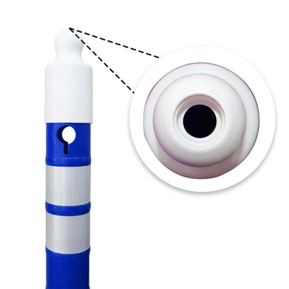 Delineator Post 120CM Sand Filled Base Blue
