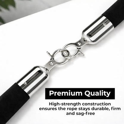 Velvet Stanchion Rope 1.5 Meter - Black