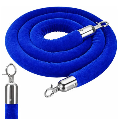 Velvet Stanchion Rope 1.5 Meter - Blue
