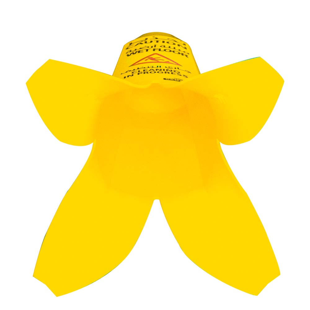 Wet Floor Banana Cone With Stable Base