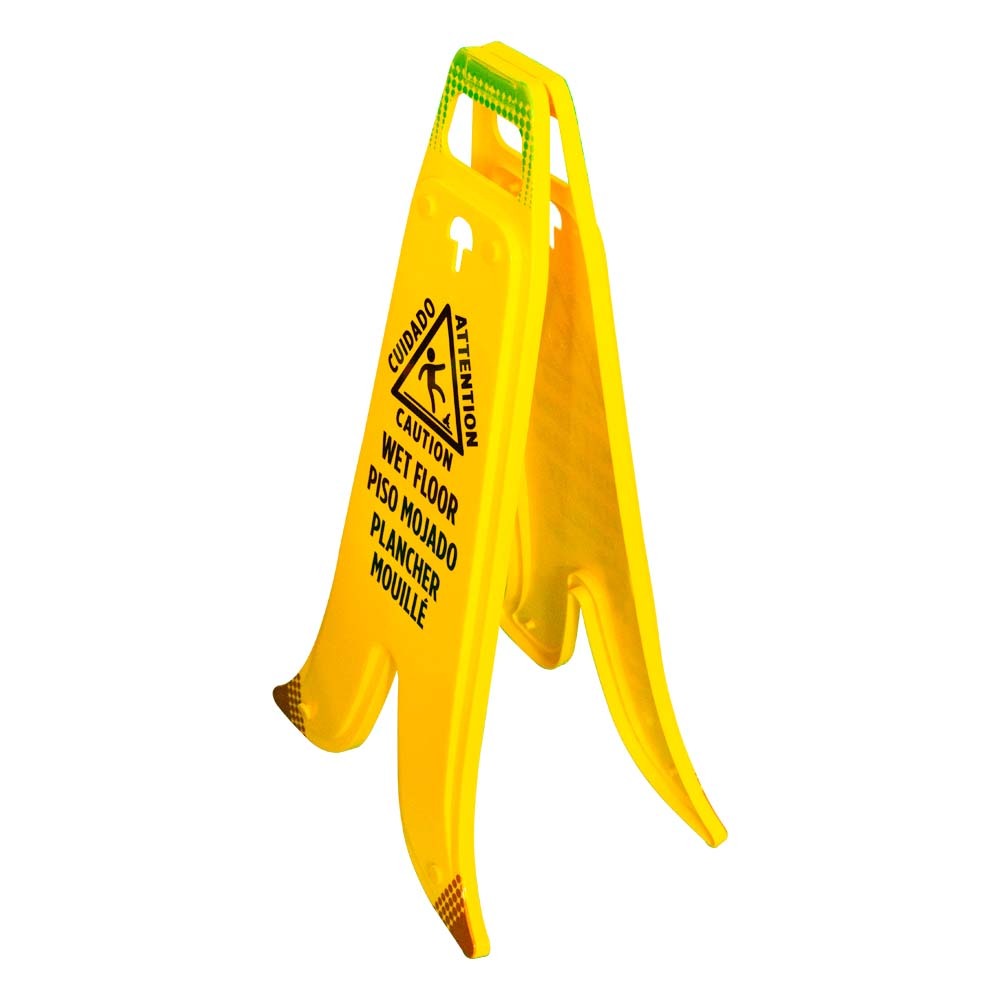 Wet Floor A Board Banana Caution Wet Floor, Spanish and France writing - Biri Group 