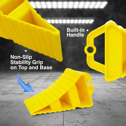 High Grip Wheel Chock With Built In Handle