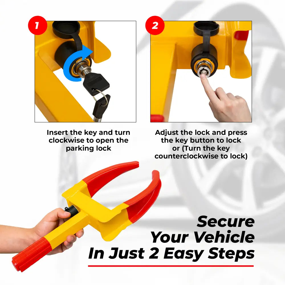 Wheel Clamp Lock Universal Security Tire Lock