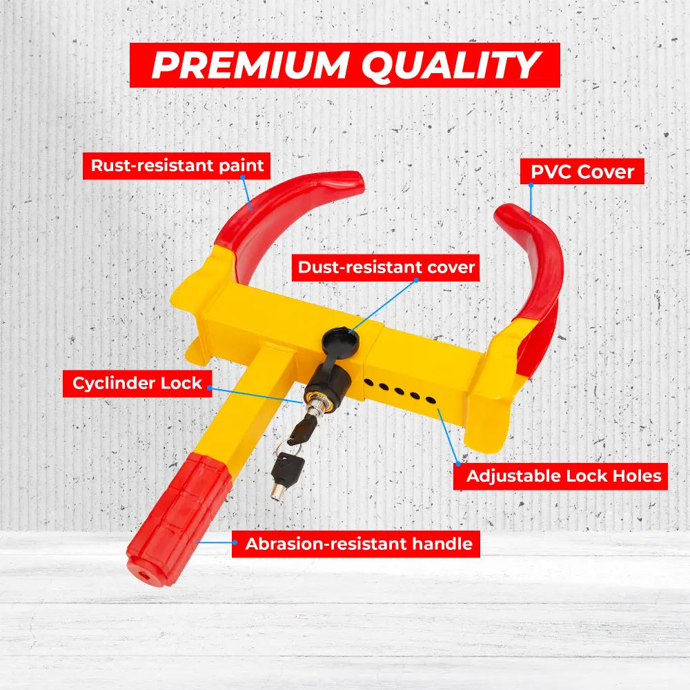 Wheel Clamp Lock Universal Security Tire Lock