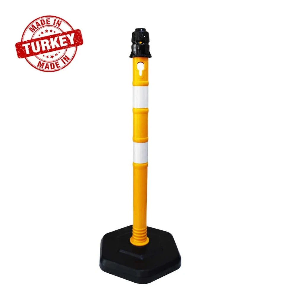 Yellow Reflective Delineator Post