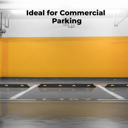 183CM Parking Wheel Stop | Heavy Duty Black Parking Curb