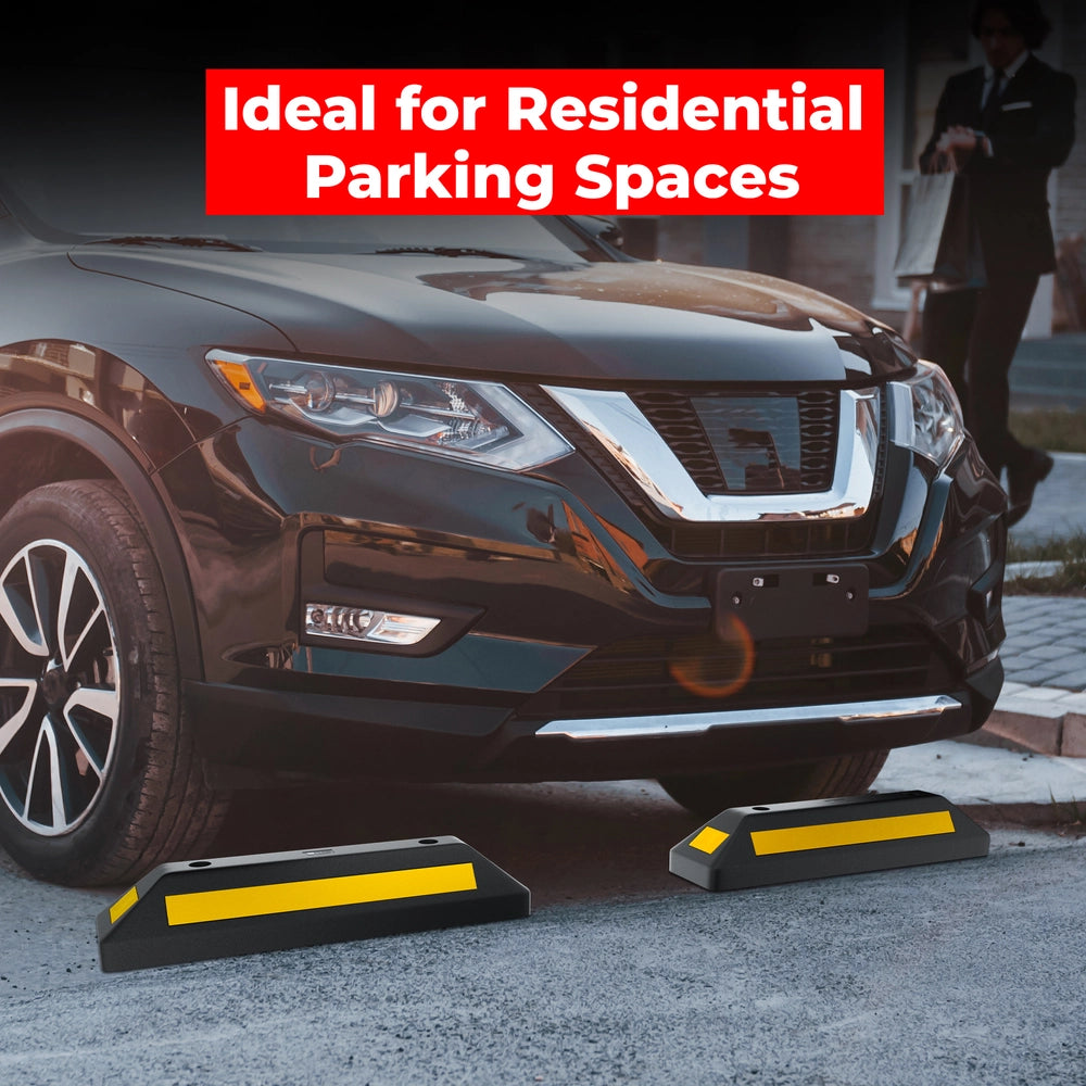57CM Heavy Duty Wheel Stop | Reflective Parking Stopper