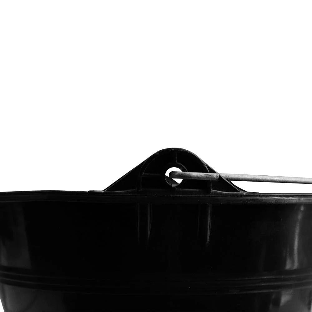 black bucket pvc handle