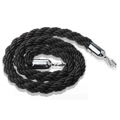 black twisted rope