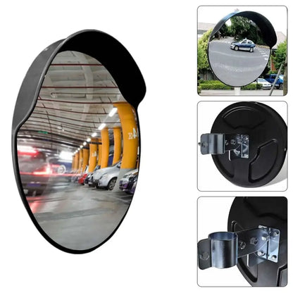 Safety mirror for roads and parking area