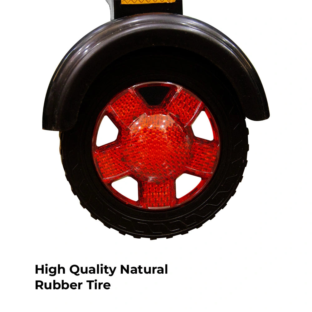 extendable barrier wheels rubber tire