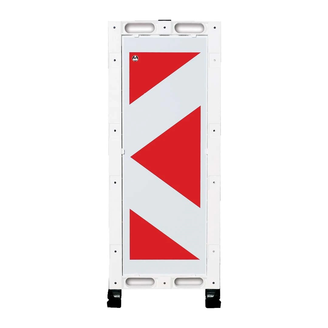 foldable warning sign barriers