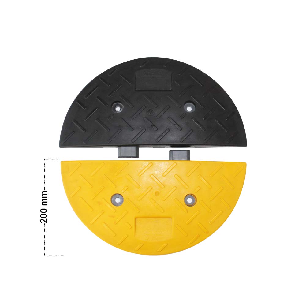 PVC Speed Ramp - Yellow & Black | PCC Reflective Lenses – Biri Group