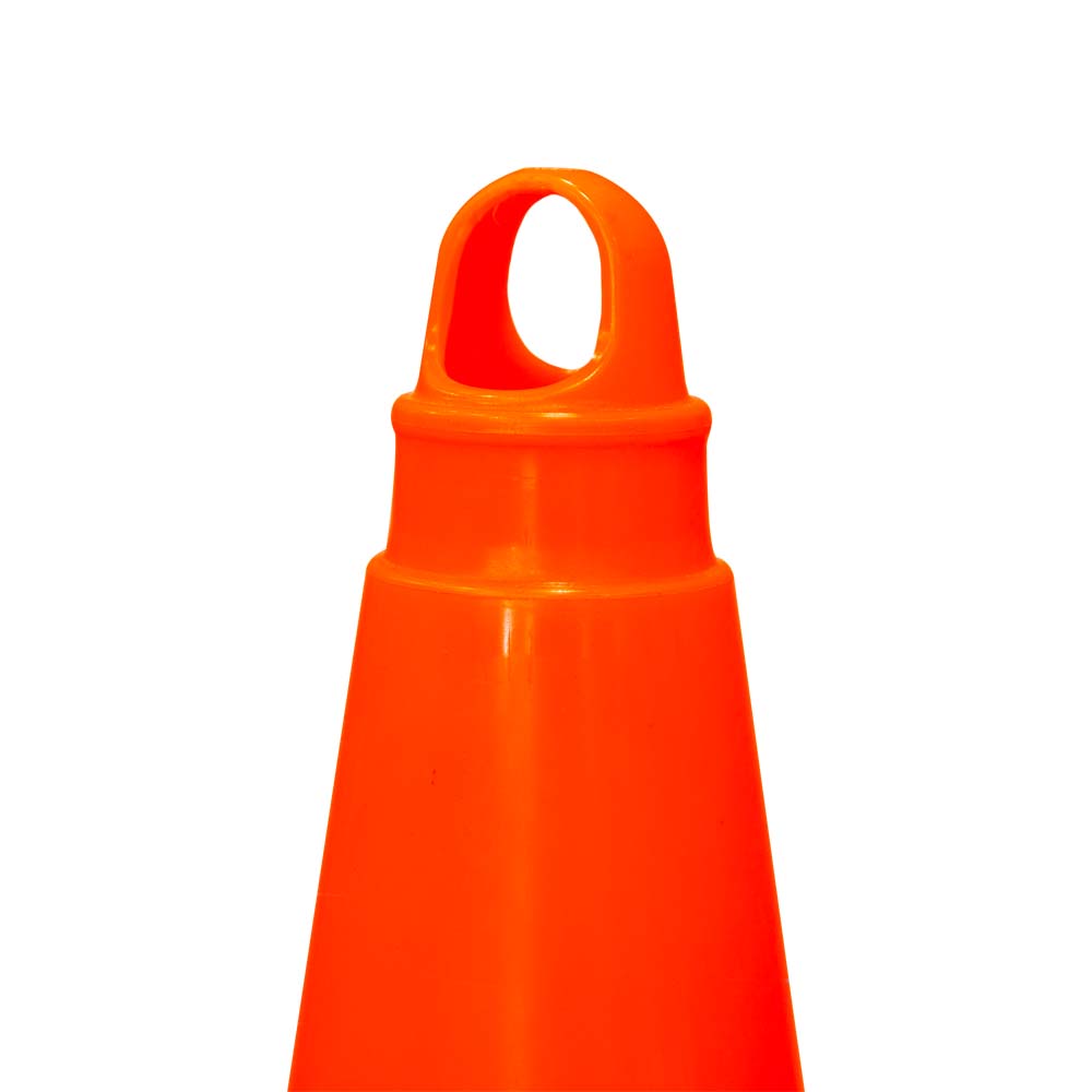 Traffic Cone 70 MM for Safety | Unbreakable Full Soft PVC Reflective Traffic Cone