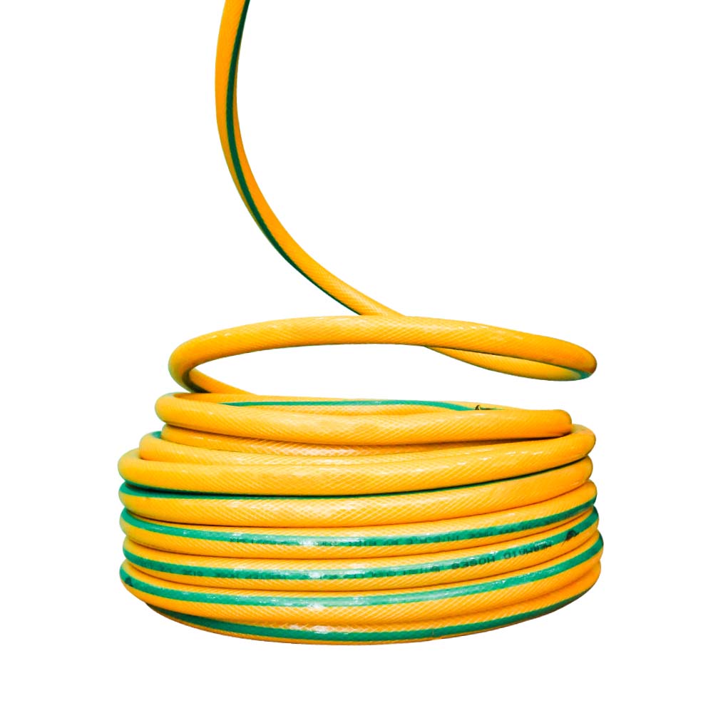 Garden Water Hose Reinforced 1 Inch 50 Meter - Yellow - Biri Group 