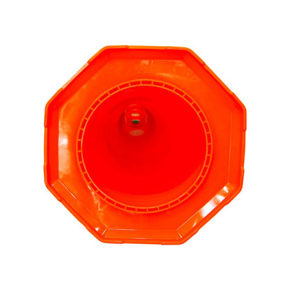 Traffic Cone 50 MM for Safety | Unbreakable Full Soft PVC Reflective Traffic Cone - Biri Group 