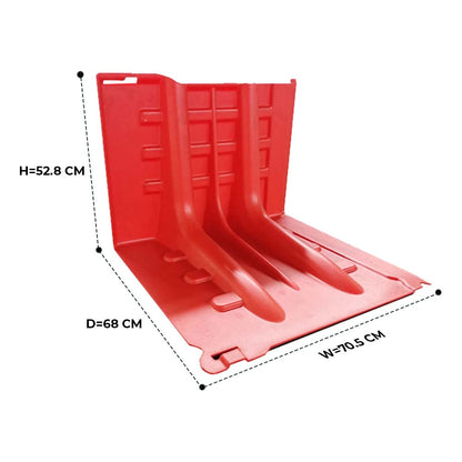 Flood Protection Barrier, Commercial Emergency Temporary Dams Door Flood Barrier Factory Warehouse Property Water Barrier (Big)