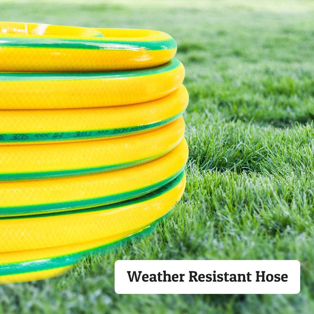 Garden Water Hose Reinforced 3/4 Inch 50 Meter    – Yellow - Biri Group 