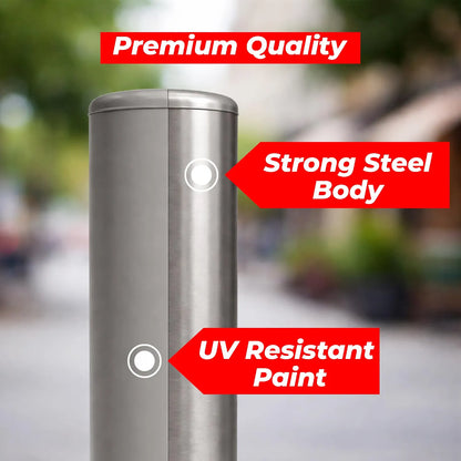 Anti Parking Bollards with TPU Body, 610mm, 150mm Diameter, 240×240mm Base