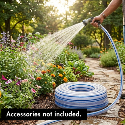 Mermaid 1/2 Inch 50M Master Hose Clear | Reinforced PVC Water Hose