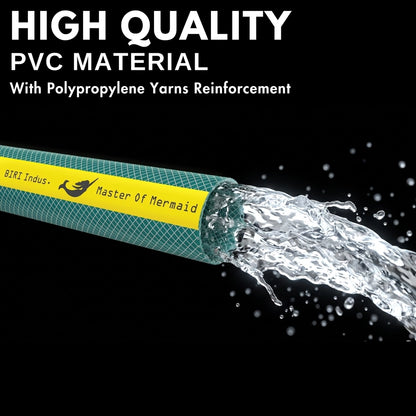 Mermaid 1/2 Inch 50M Master Hose Green | 4-Layer Reinforced PVC Water Hose
