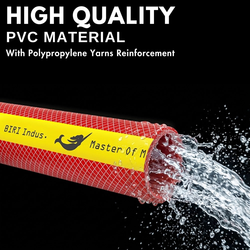 Mermaid 1/2 Inch 50M Master Hose Red | 4-Layer Reinforced PVC Water Hose