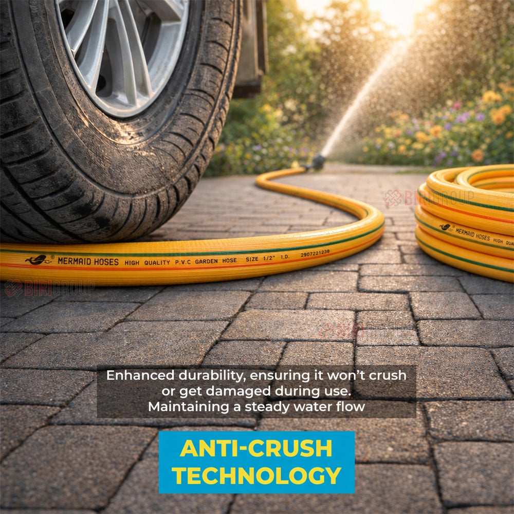Mermaid 3/4 Inch 50 Yard Garden Hose | Braided PVC Hose
