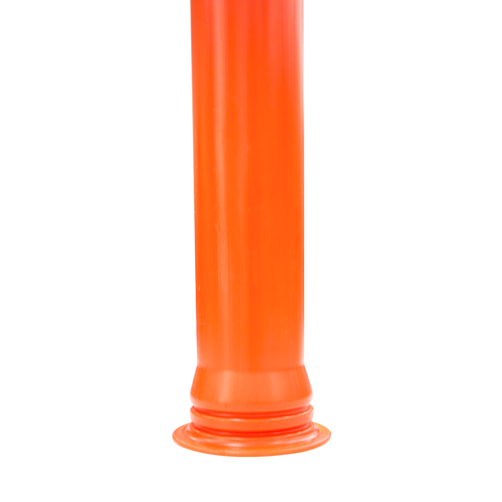 plastic delineator post orange demoldable base