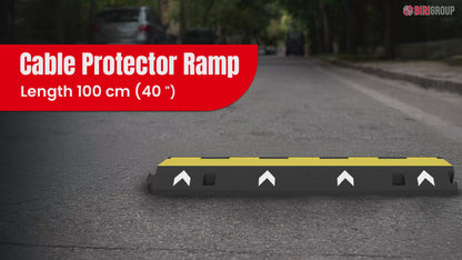 1 Channel PVC Reflective Cable Protector with Flip Open Lid