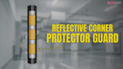 Reflective Corner Protector Black & Yellow - 90 CM