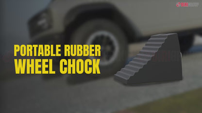Rubber Wheel Chocks Black - 5KG