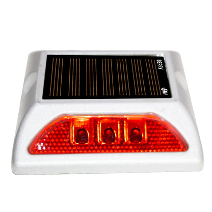 Aluminum Solar Road Stud - Red LED Blinking Light