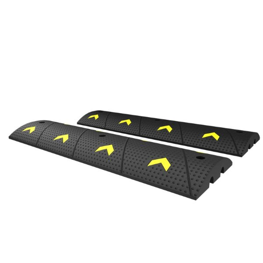 1 Meter Speed Ramp with 2-Channel Cable Protector | Speed Hump