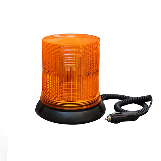 Rotating Warning Light 24V Orange Big 5.5" 360 warning 8 LEDs PC lens – PPC Cover
