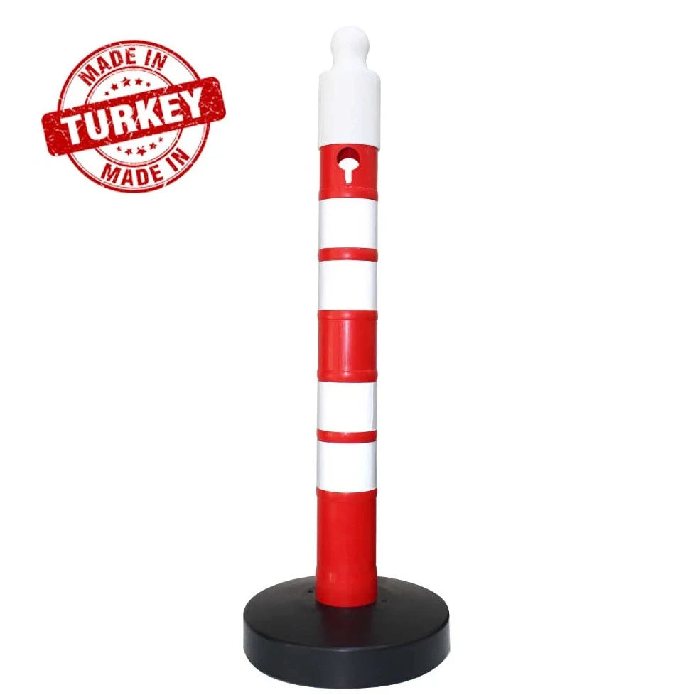 traffic safety reflective channelizer post made in turkey