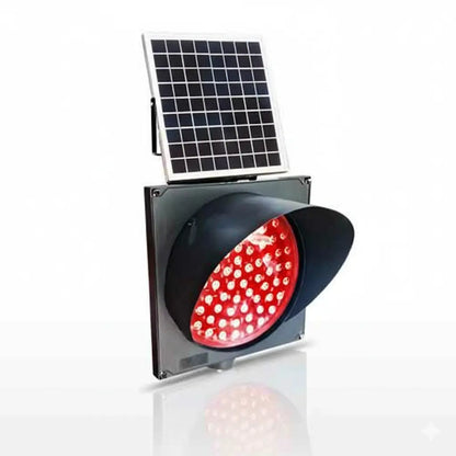 Warning Light LED 300mm Solar - Yellow