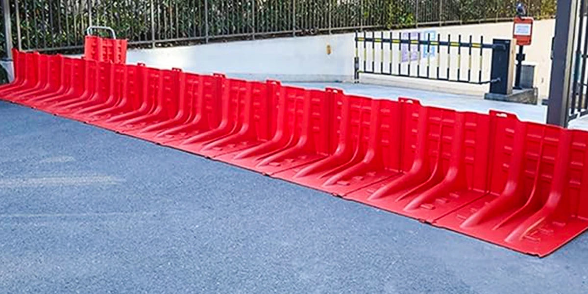 Flood Protection Barrier, Commercial Emergency Temporary Dams Door Flood Barrier Factory Warehouse Property Water Barrier (Big)