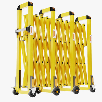4 Meter Aluminium Extendable Safety Barrier | Foldable Expandable Crowd Control Barrier