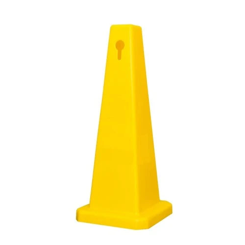 yellow blank cone