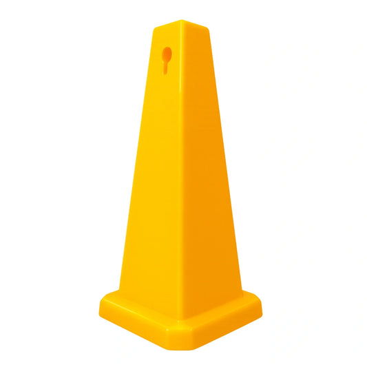 yellow cone empty