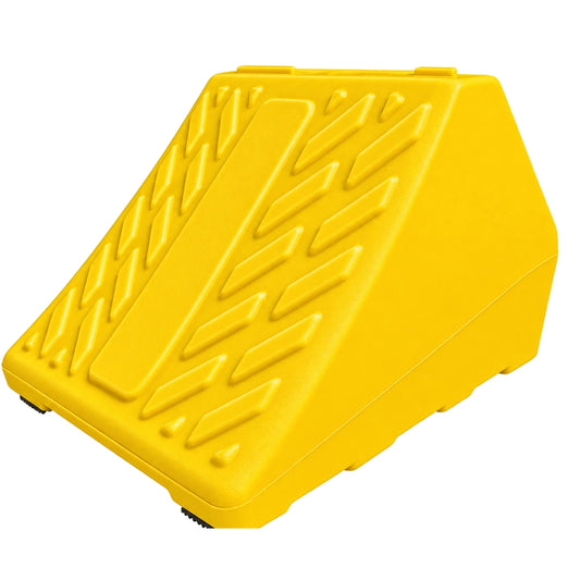 3KG Wheel Chock - Yellow | Non-Slip Parking Block with Handle