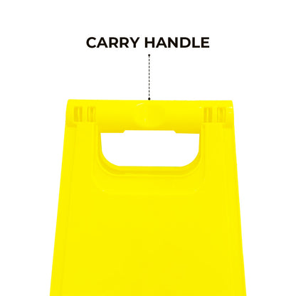 Blank Caution Sign With Carry Handle
