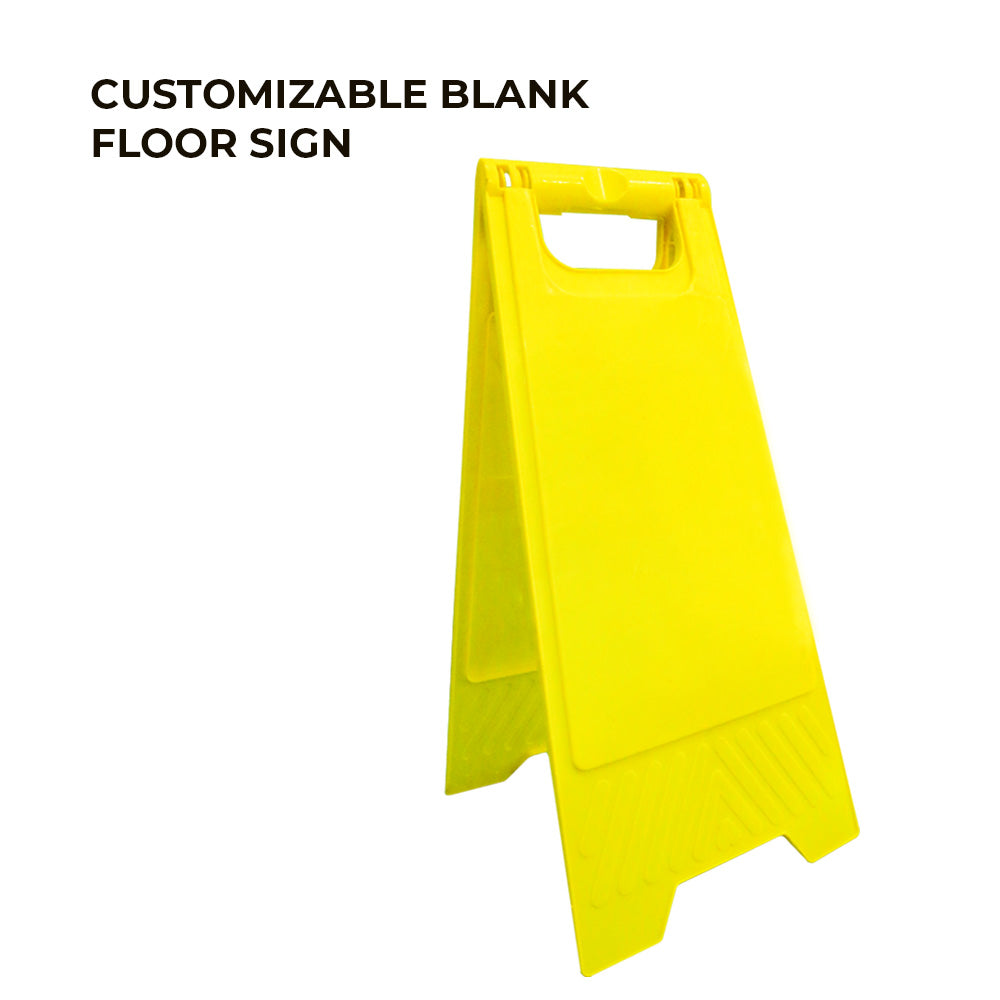 Customizable Blank Floor Sign